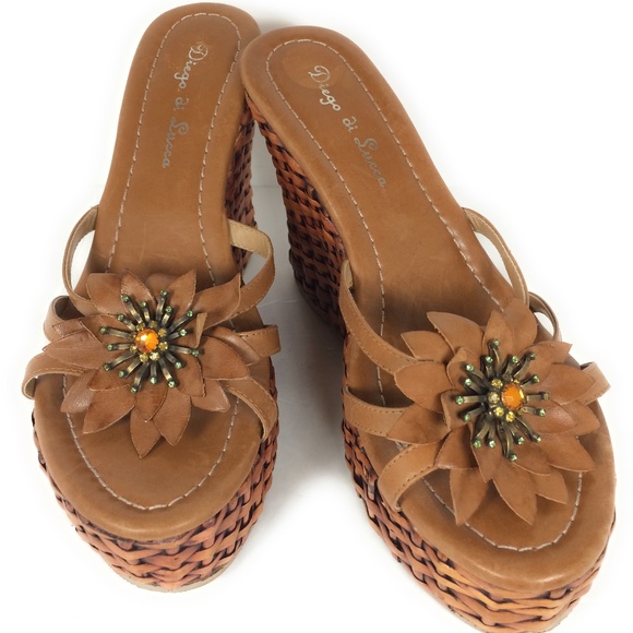 Diego Ai Lucca Womens Wedge Shoes - Picture 2 of 8